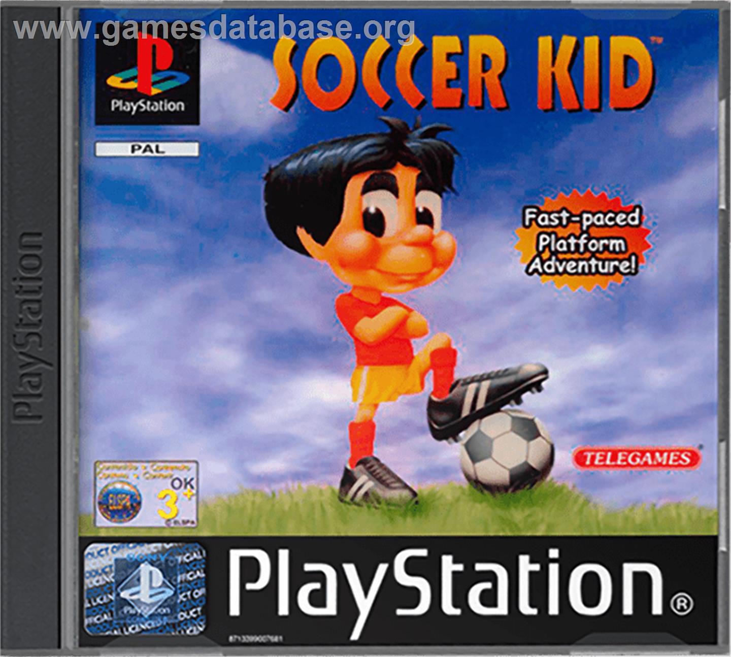 Soccer Kid - Sony Playstation - Artwork - Box