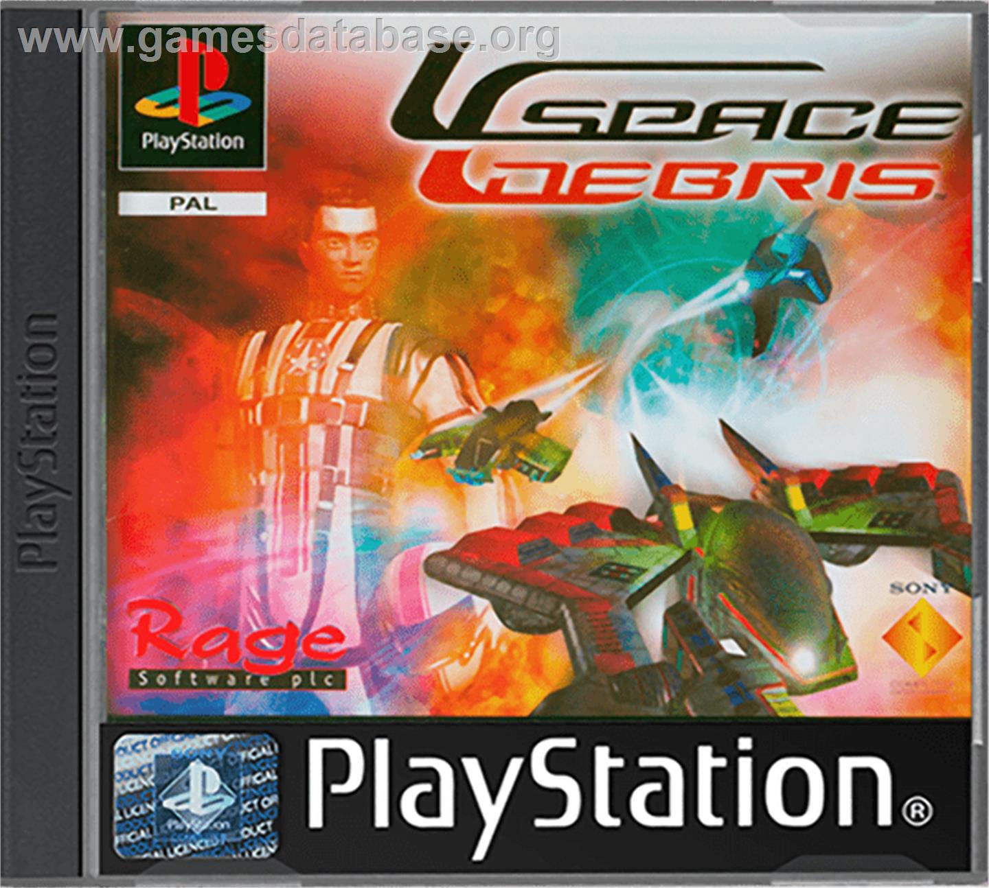 Space Debris - Sony Playstation - Artwork - Box