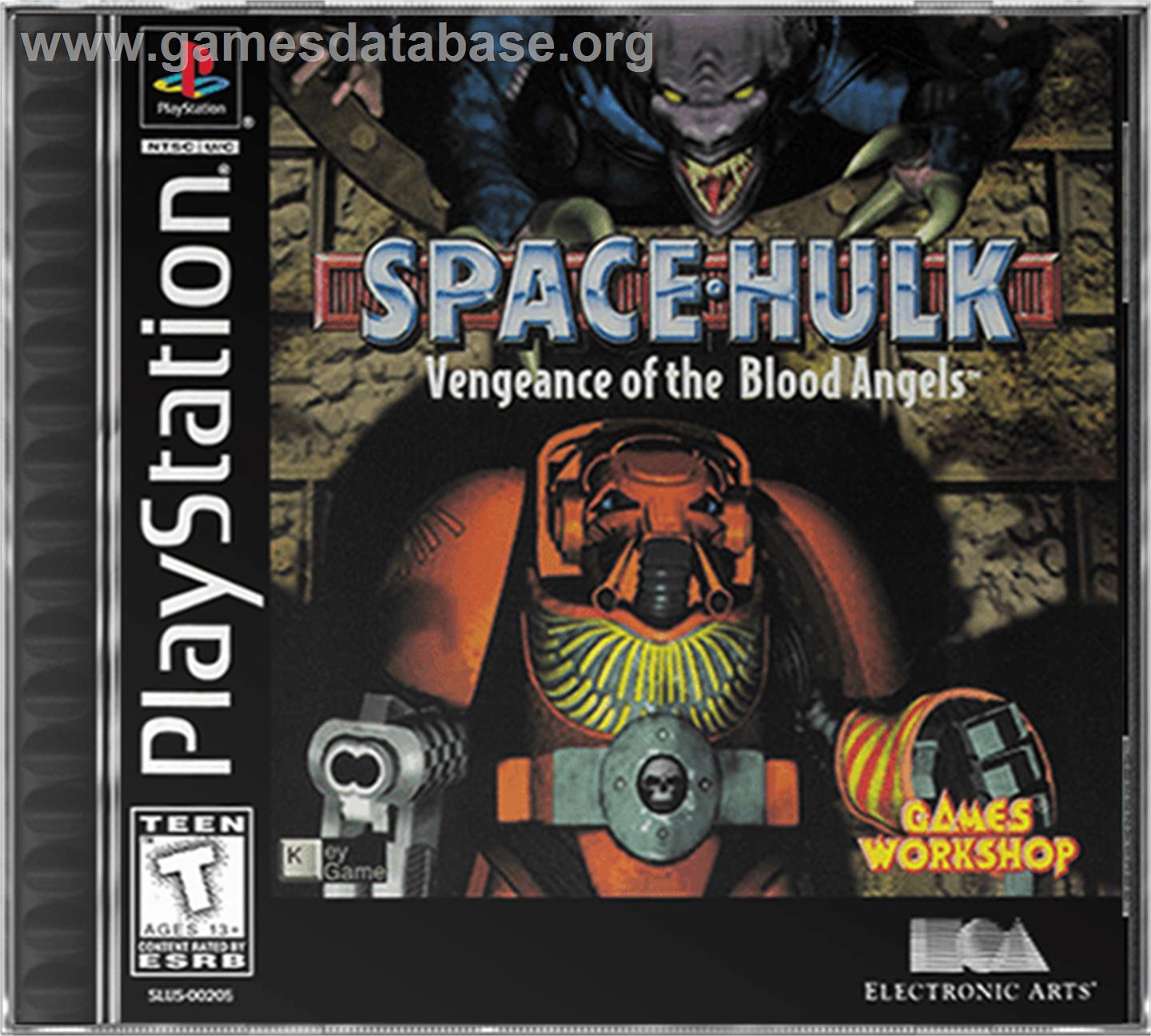 Space Hulk: Vengeance of the Blood Angels - Sony Playstation - Artwork - Box