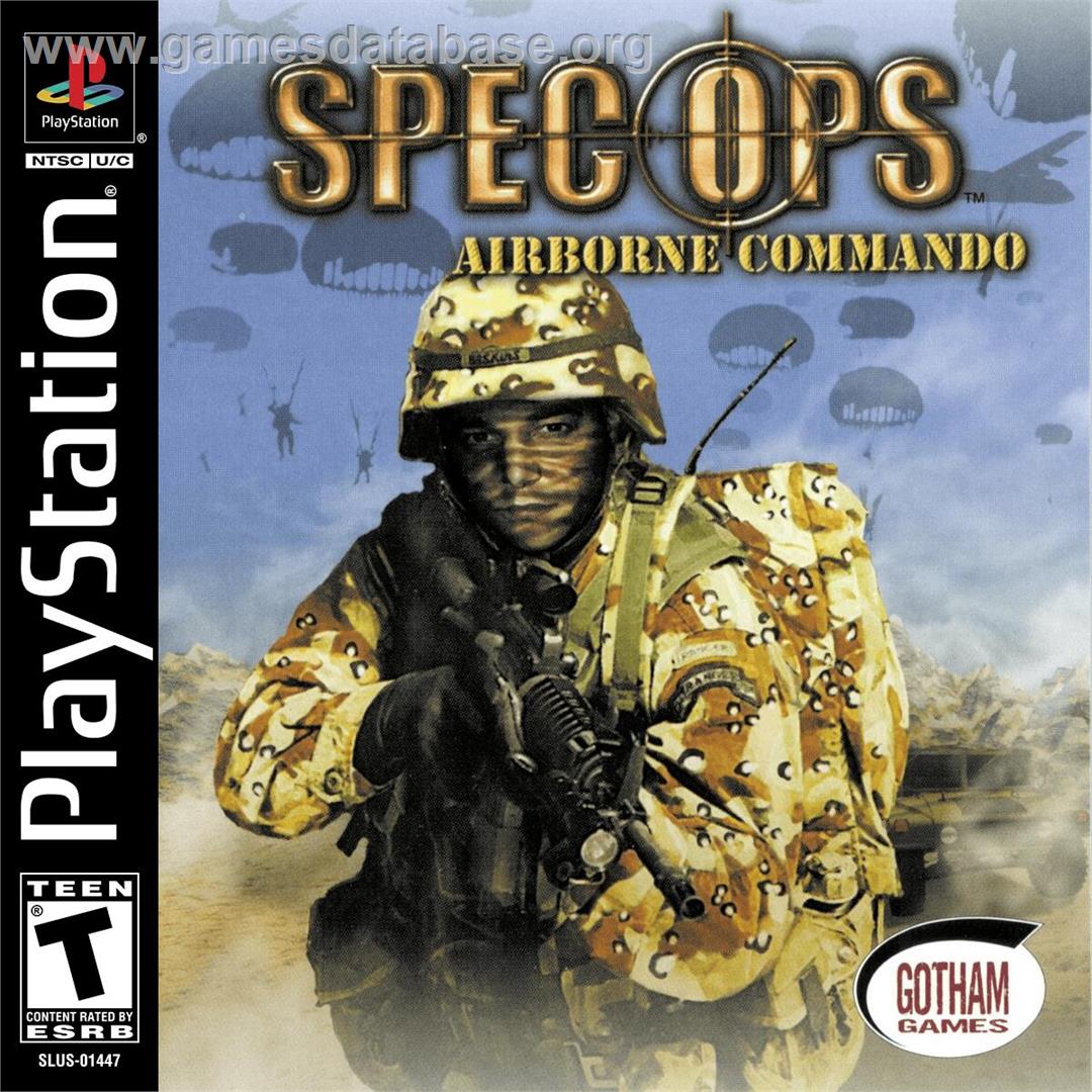 Spec Ops - Airborne Commando - Sony Playstation - Artwork - Box