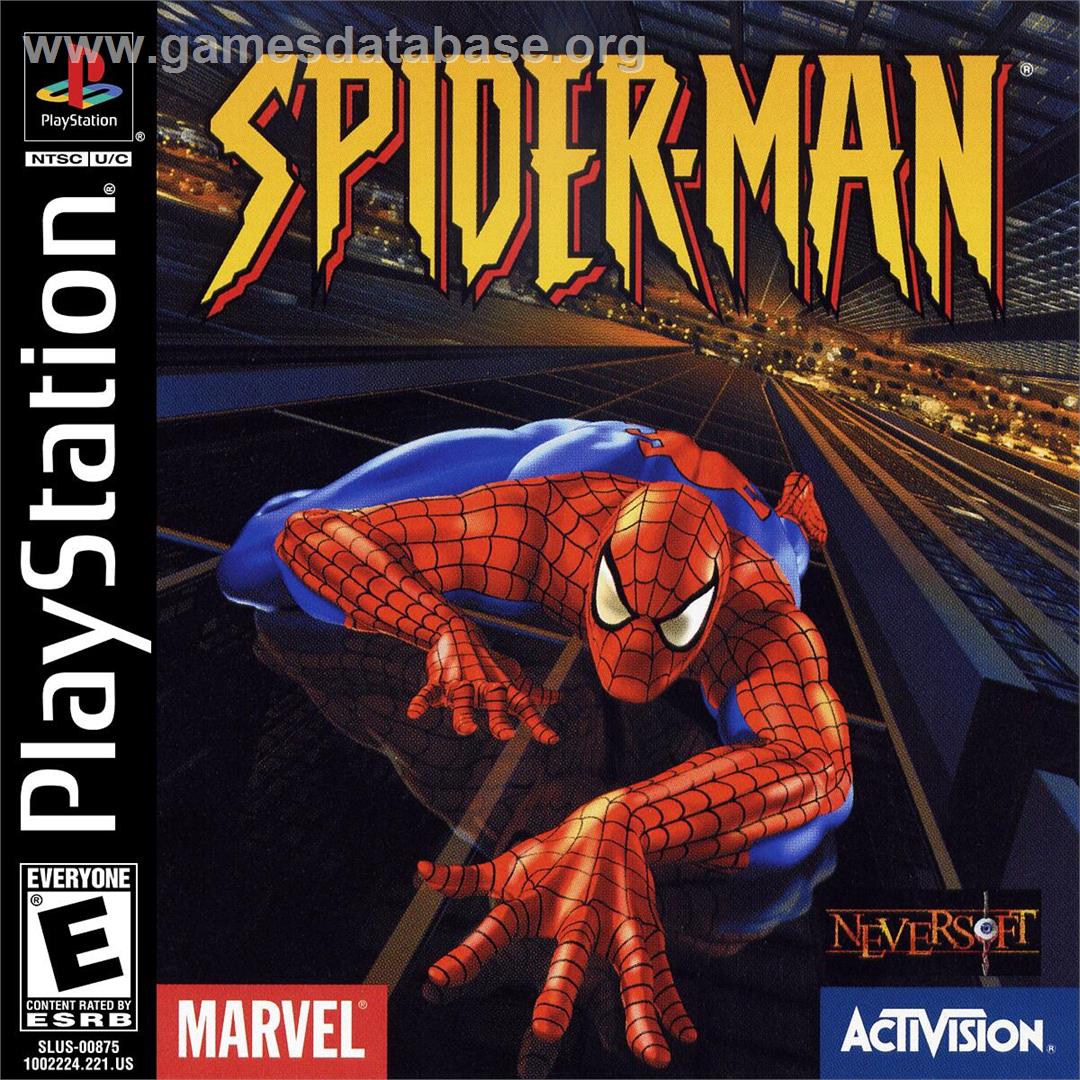 Spider-man - Sony Playstation - Artwork - Box