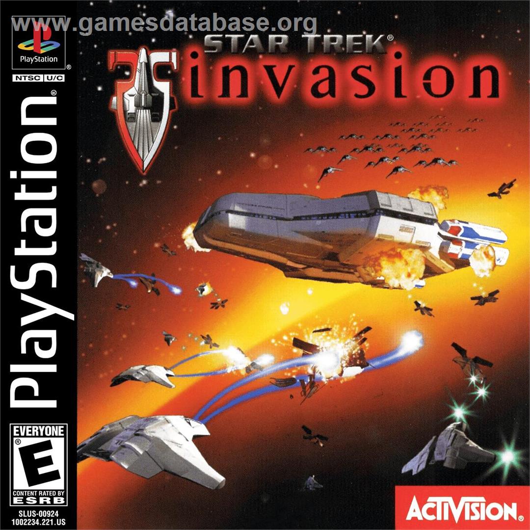 Star Trek - Invasion - Sony Playstation - Artwork - Box
