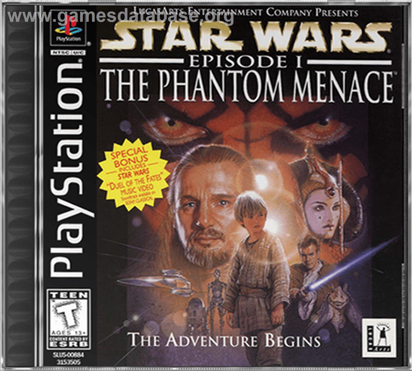 Star Wars: Episode I - The Phantom Menace - Sony Playstation - Artwork - Box