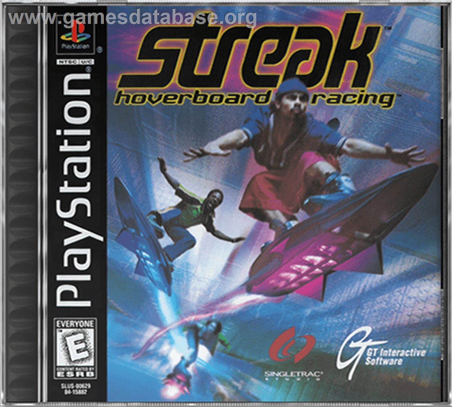 Streak Hoverboard Racing - Sony Playstation - Artwork - Box