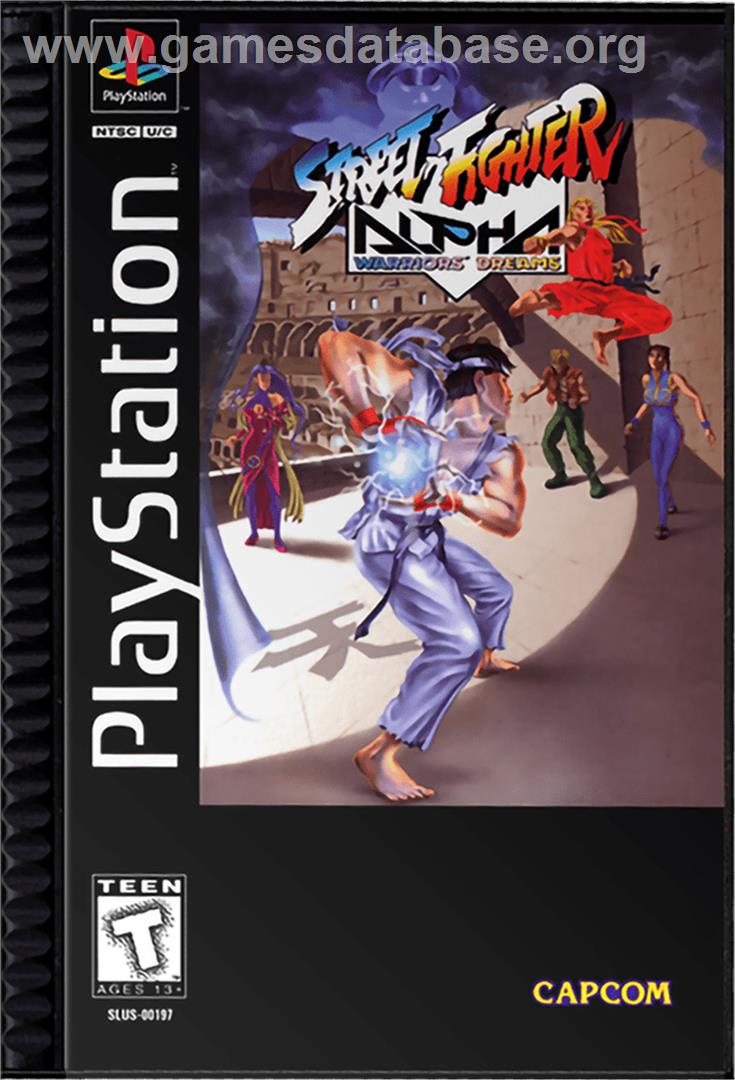 Street Fighter Alpha: Warriors' Dreams - Sony Playstation - Artwork - Box