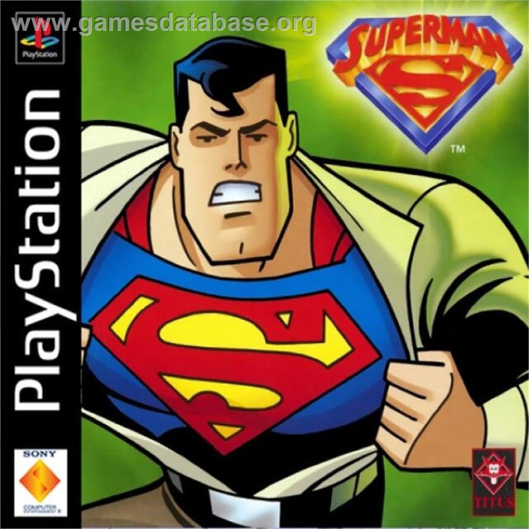 Superman - Sony Playstation - Artwork - Box