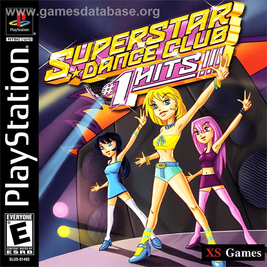 Superstar Dance Club - #1 Hits!!! - Sony Playstation - Artwork - Box