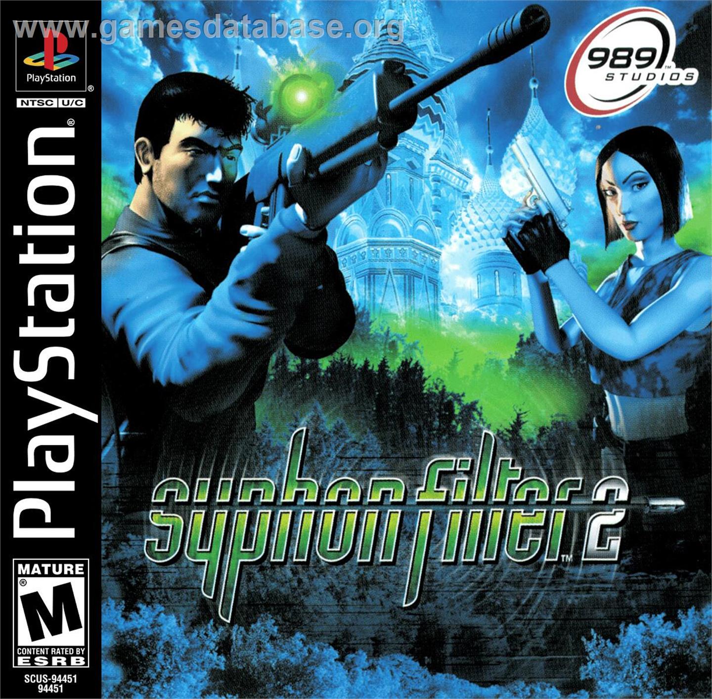 Syphon Filter 2 - Sony Playstation - Artwork - Box