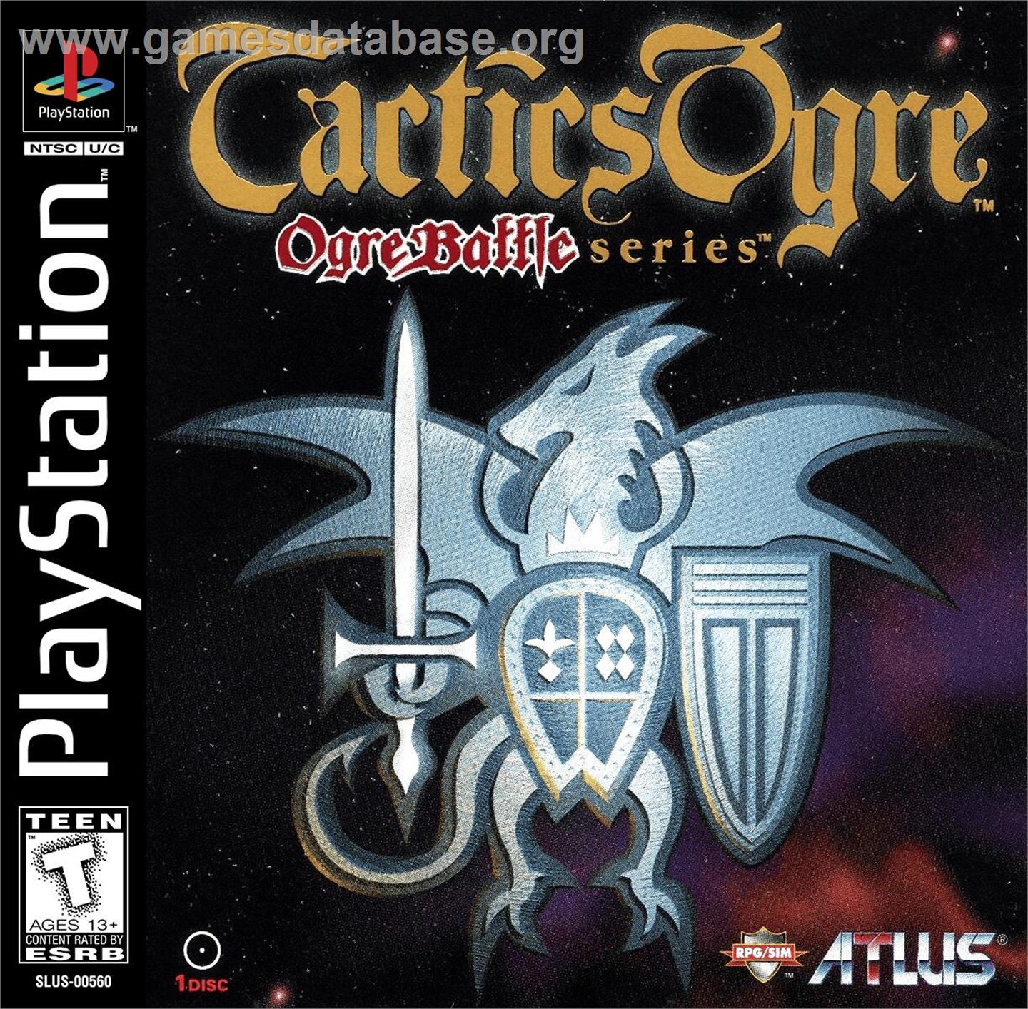 Tactics Ogre - Sony Playstation - Artwork - Box