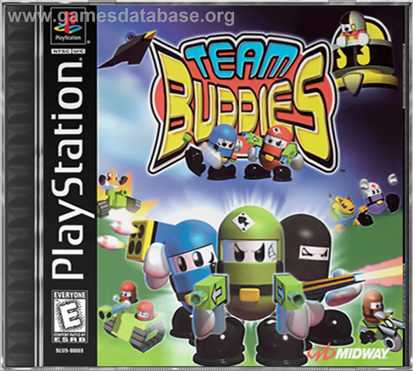 Team Buddies - Sony Playstation - Artwork - Box