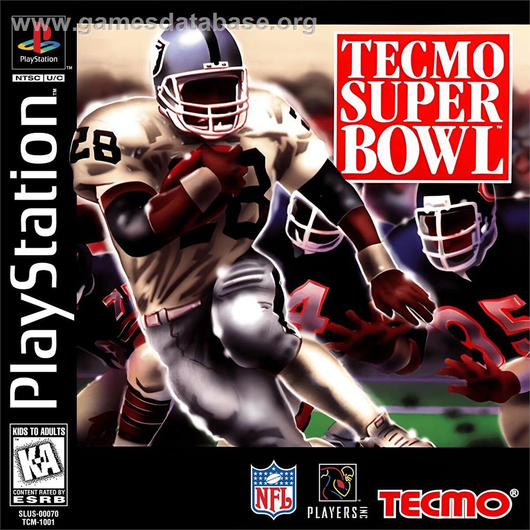 Tecmo Super Bowl - Sony Playstation - Artwork - Box