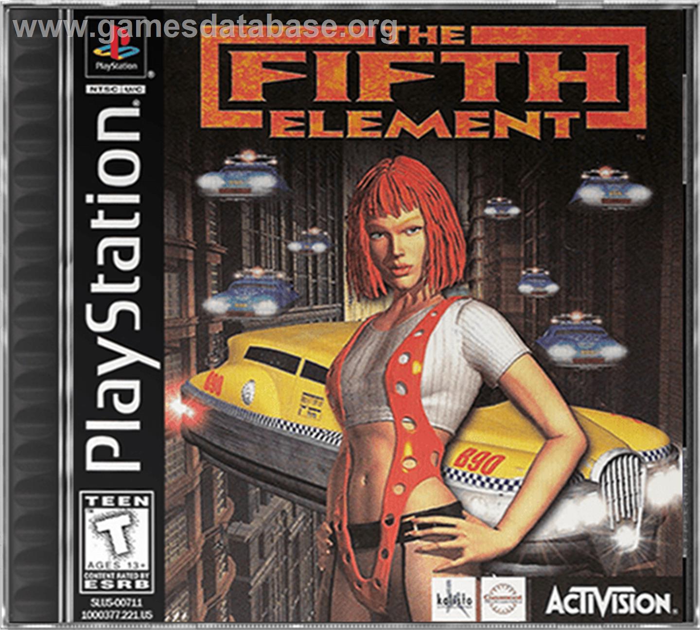 The Fifth Element - Sony Playstation - Artwork - Box