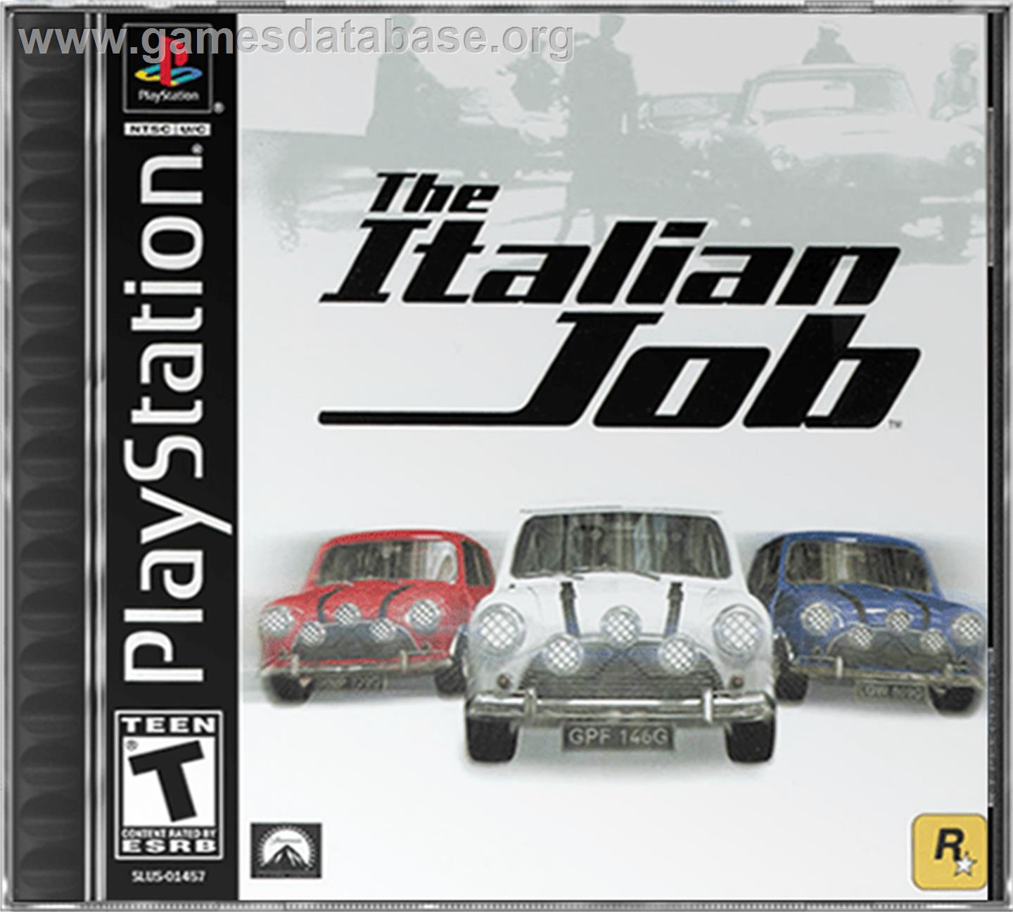 The Italian Job - Sony Playstation - Artwork - Box