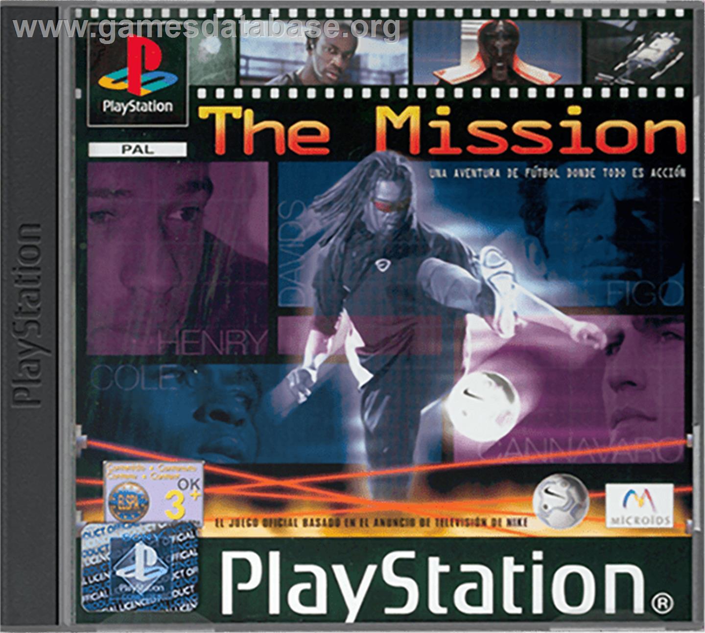 The Mission - Sony Playstation - Artwork - Box