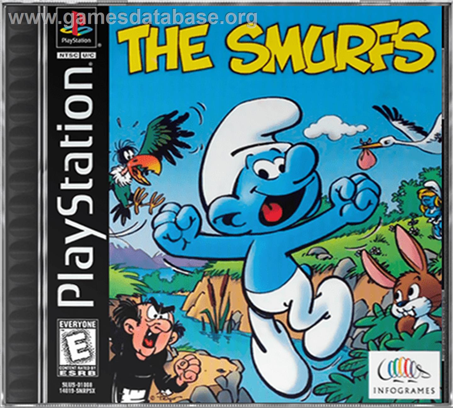 The Smurfs - Sony Playstation - Artwork - Box