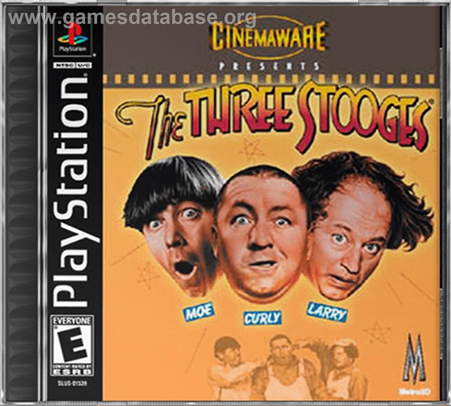 The Three Stooges - Sony Playstation - Artwork - Box
