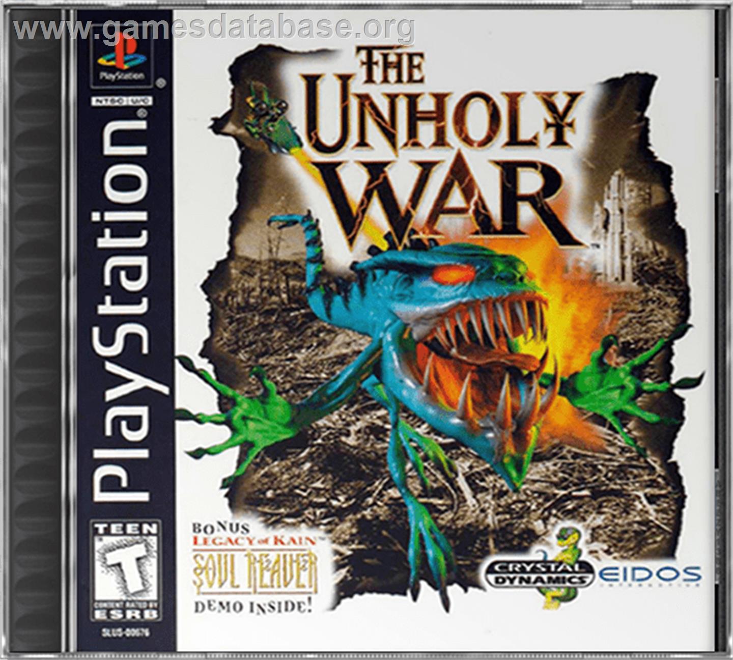 The Unholy War - Sony Playstation - Artwork - Box
