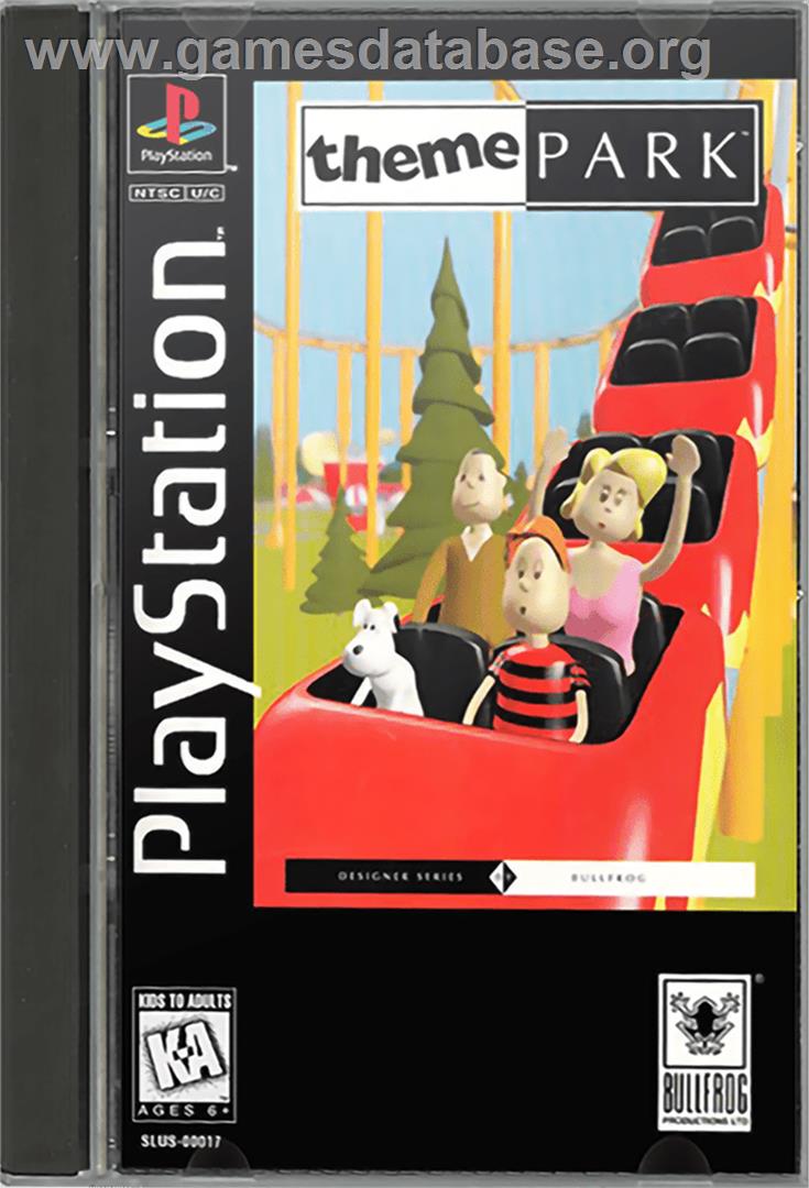 Theme Park - Sony Playstation - Artwork - Box
