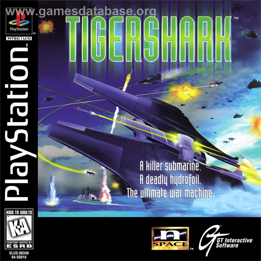 Tigershark - Sony Playstation - Artwork - Box