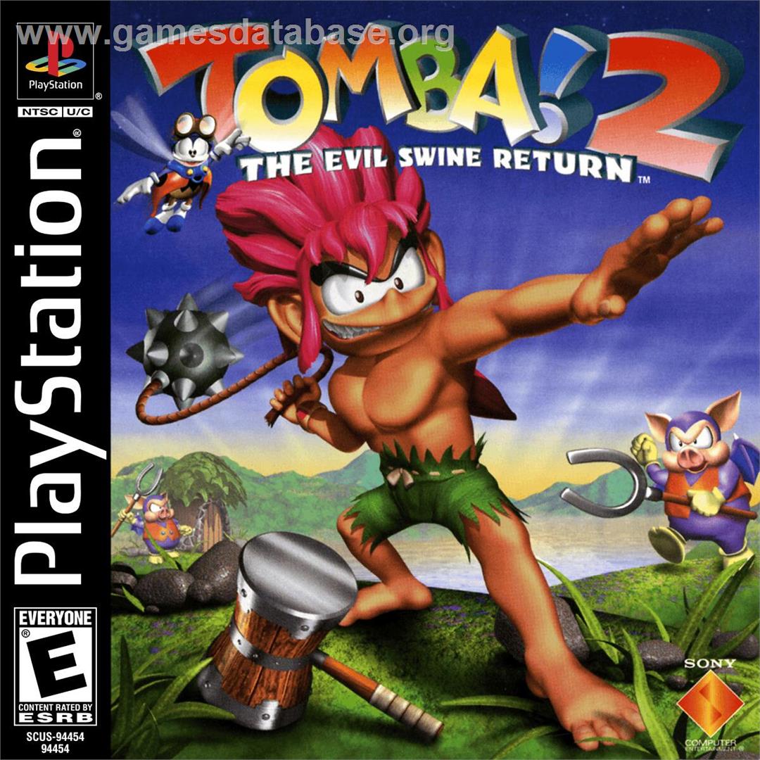 Tombi! 2 - Sony Playstation - Artwork - Box