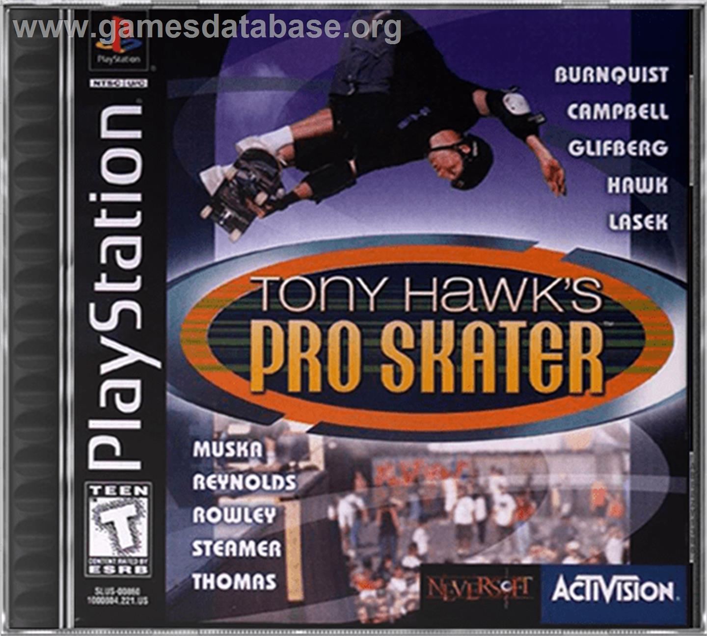 Tony Hawk's Pro Skater - Sony Playstation - Artwork - Box