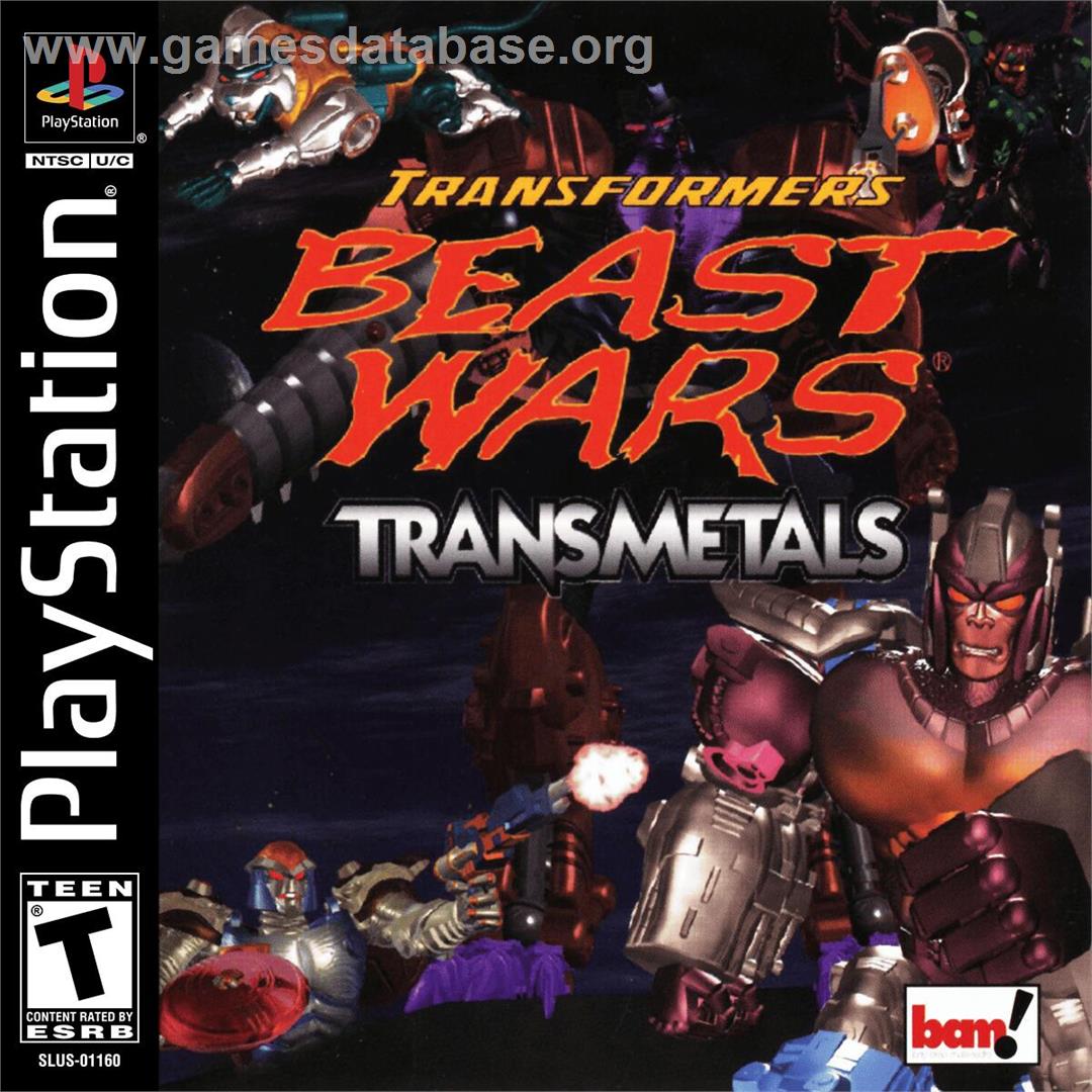 Transformers - Beast Wars Transmetals - Sony Playstation - Artwork - Box