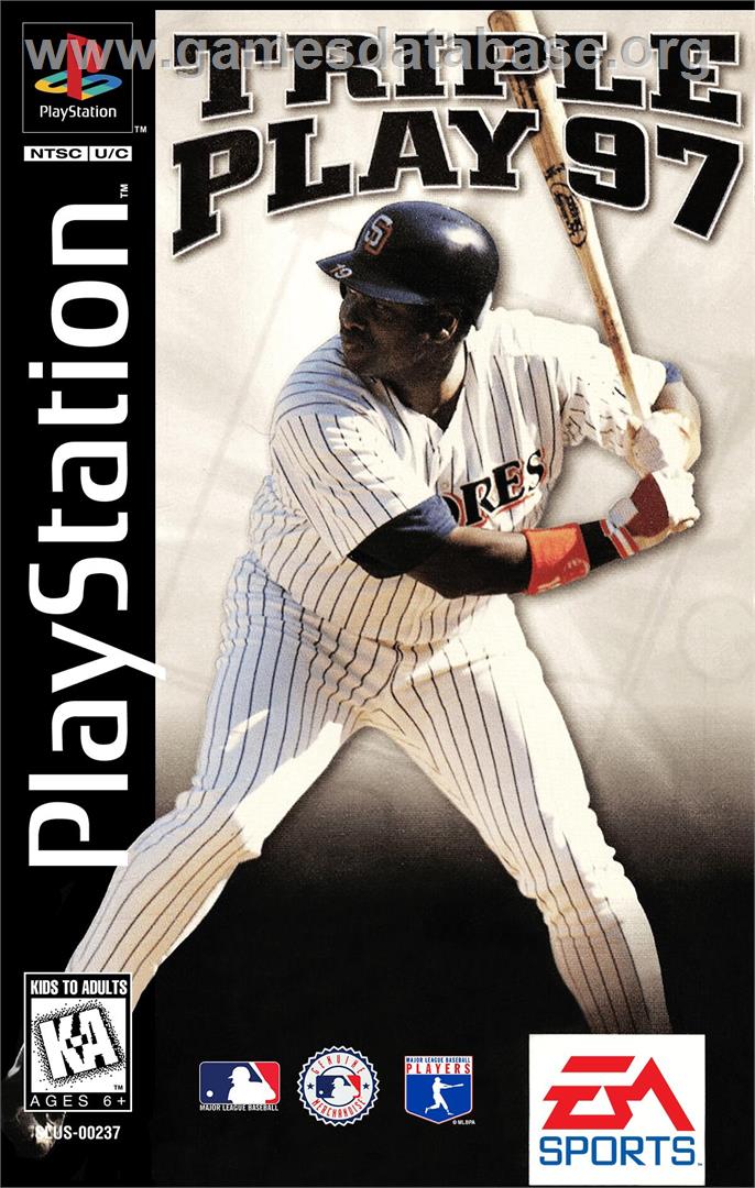 Triple Play 97 - Sony Playstation - Artwork - Box