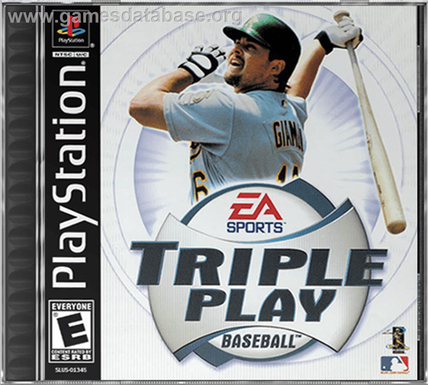 Triple Play Baseball - Sony Playstation - Artwork - Box