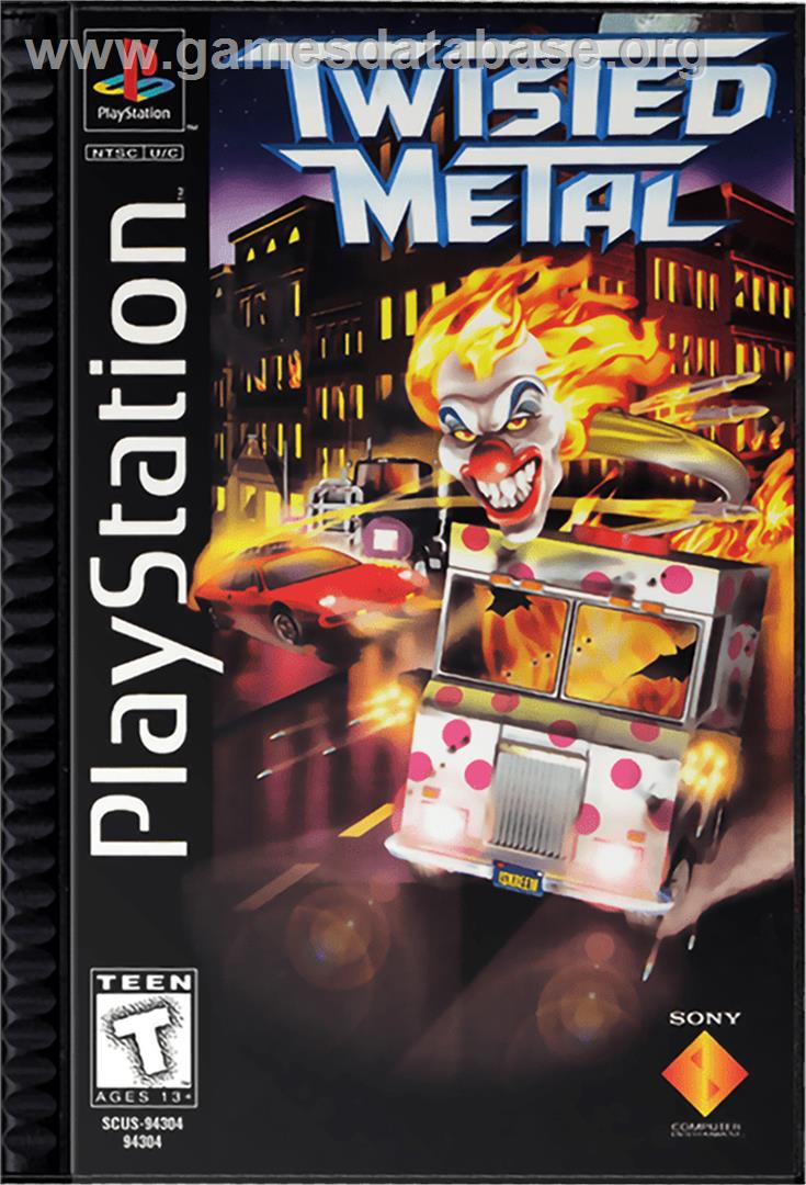 Twisted Metal - Sony Playstation - Artwork - Box