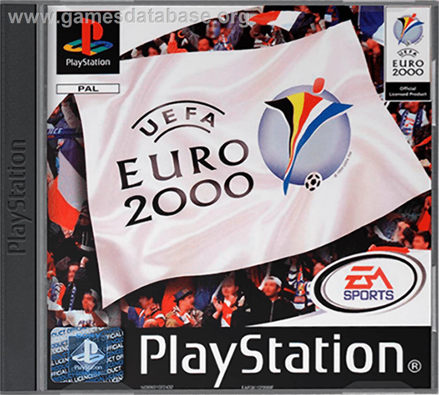 UEFA Euro 2000 - Sony Playstation - Artwork - Box