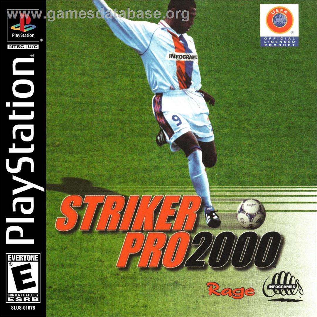 Uefa Striker - Sony Playstation - Artwork - Box