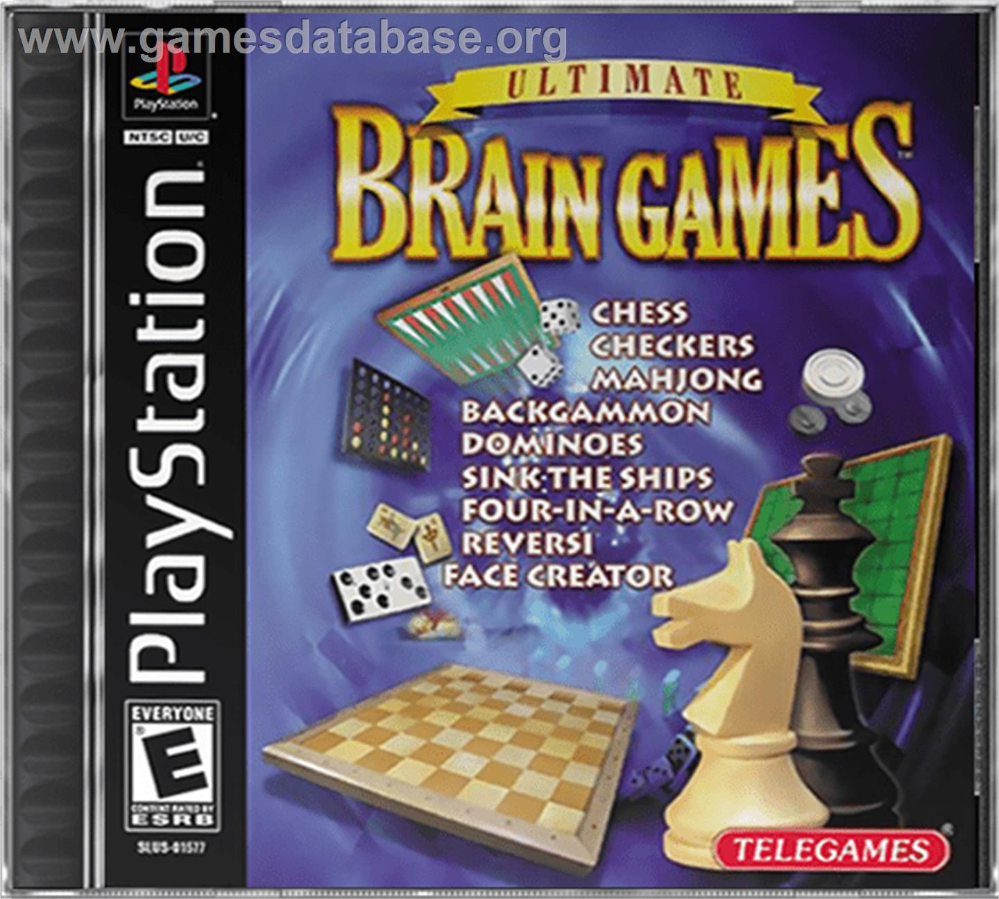 Ultimate Brain Games - Sony Playstation - Artwork - Box