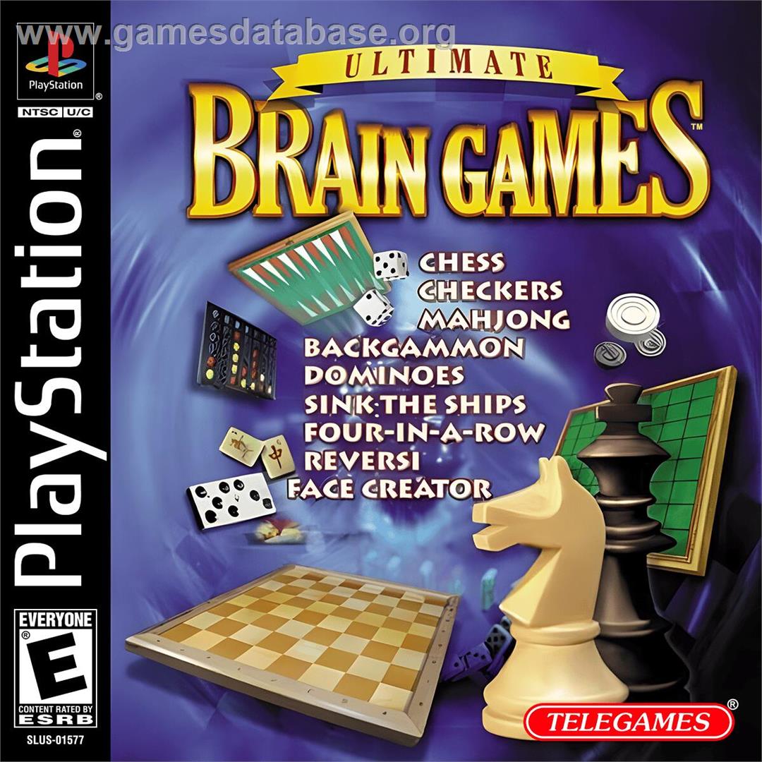 Ultimate Brain Games - Sony Playstation - Artwork - Box