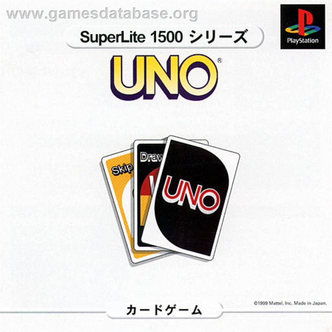 Uno (superlite 1500 Series) - Sony Playstation - Artwork - Box