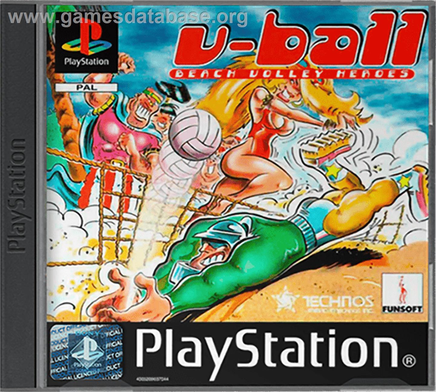 V-Ball: Beach Volley Heroes - Sony Playstation - Artwork - Box