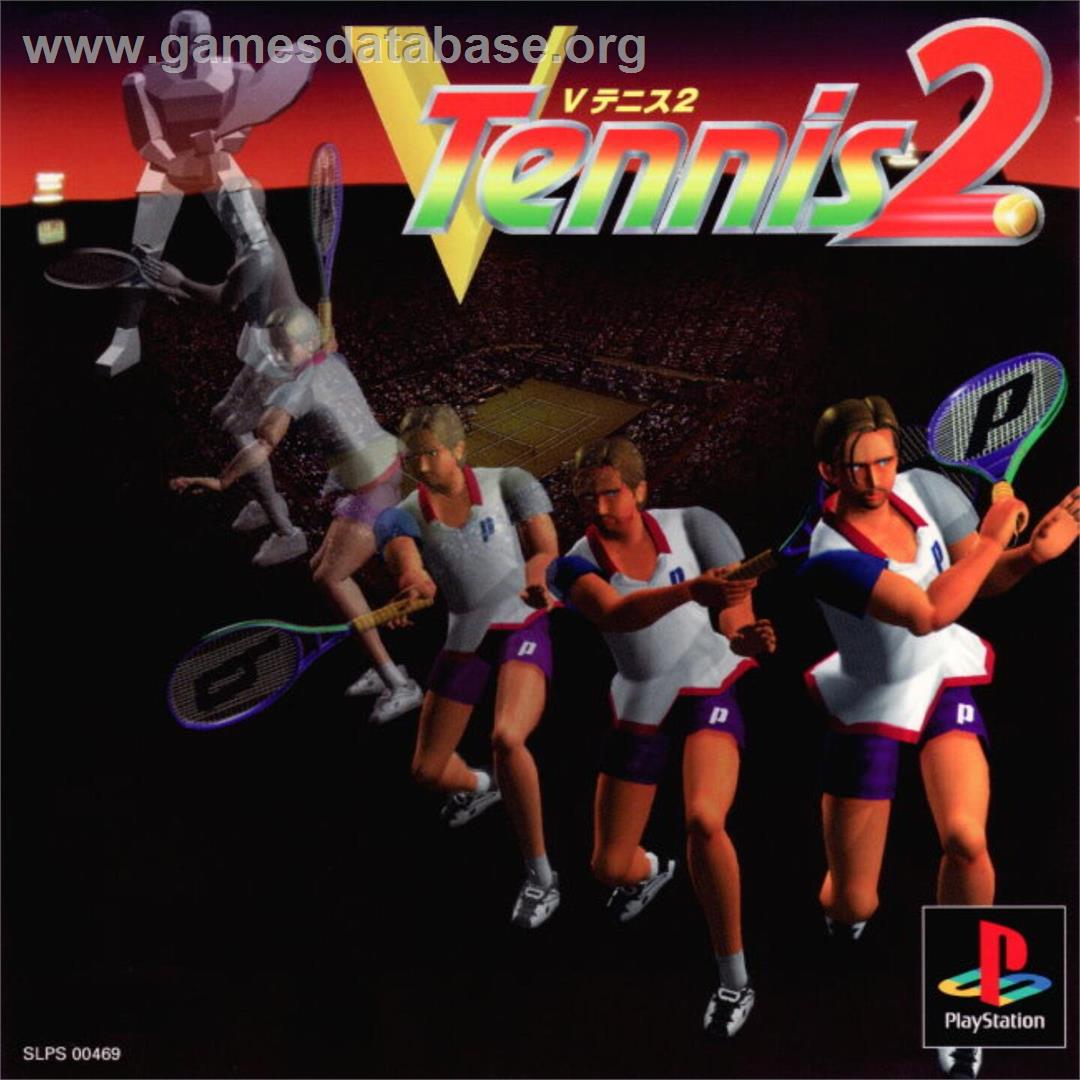 V-tennis 2 - Sony Playstation - Artwork - Box