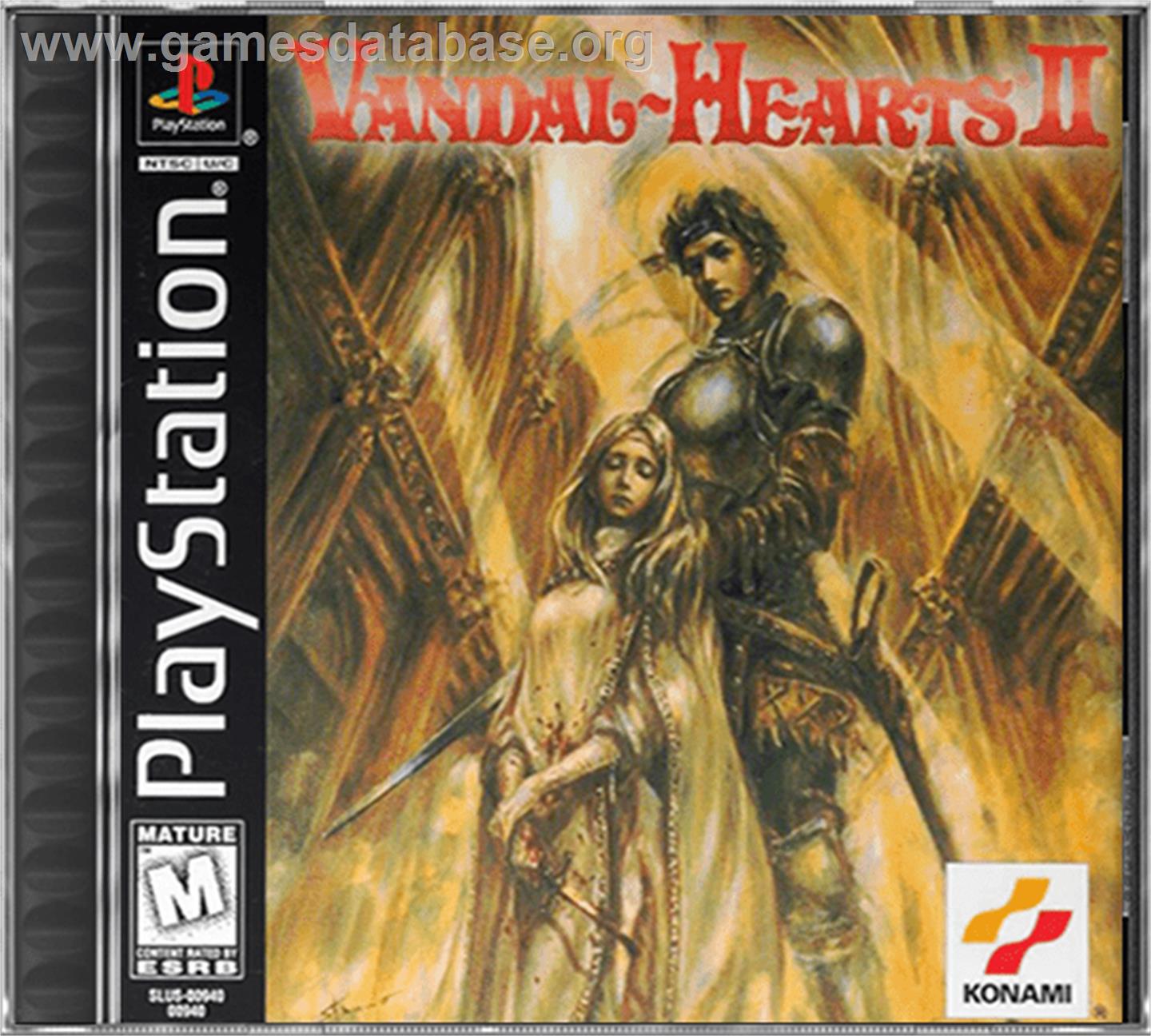 Vandal Hearts II - Sony Playstation - Artwork - Box