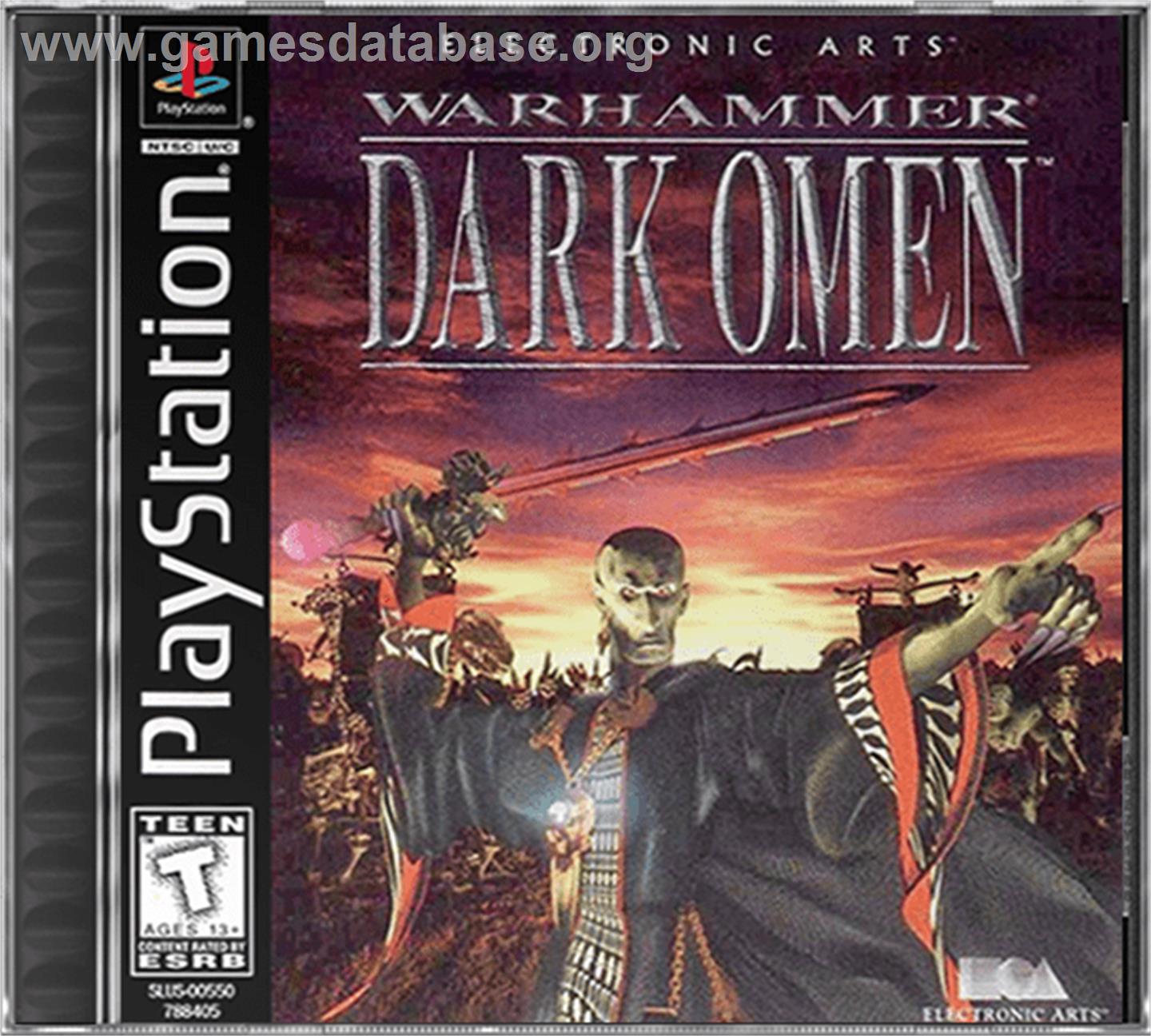 Warhammer: Dark Omen - Sony Playstation - Artwork - Box