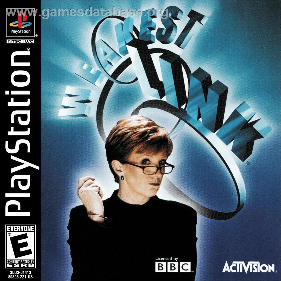 Weakest Link, The - Sony Playstation - Artwork - Box