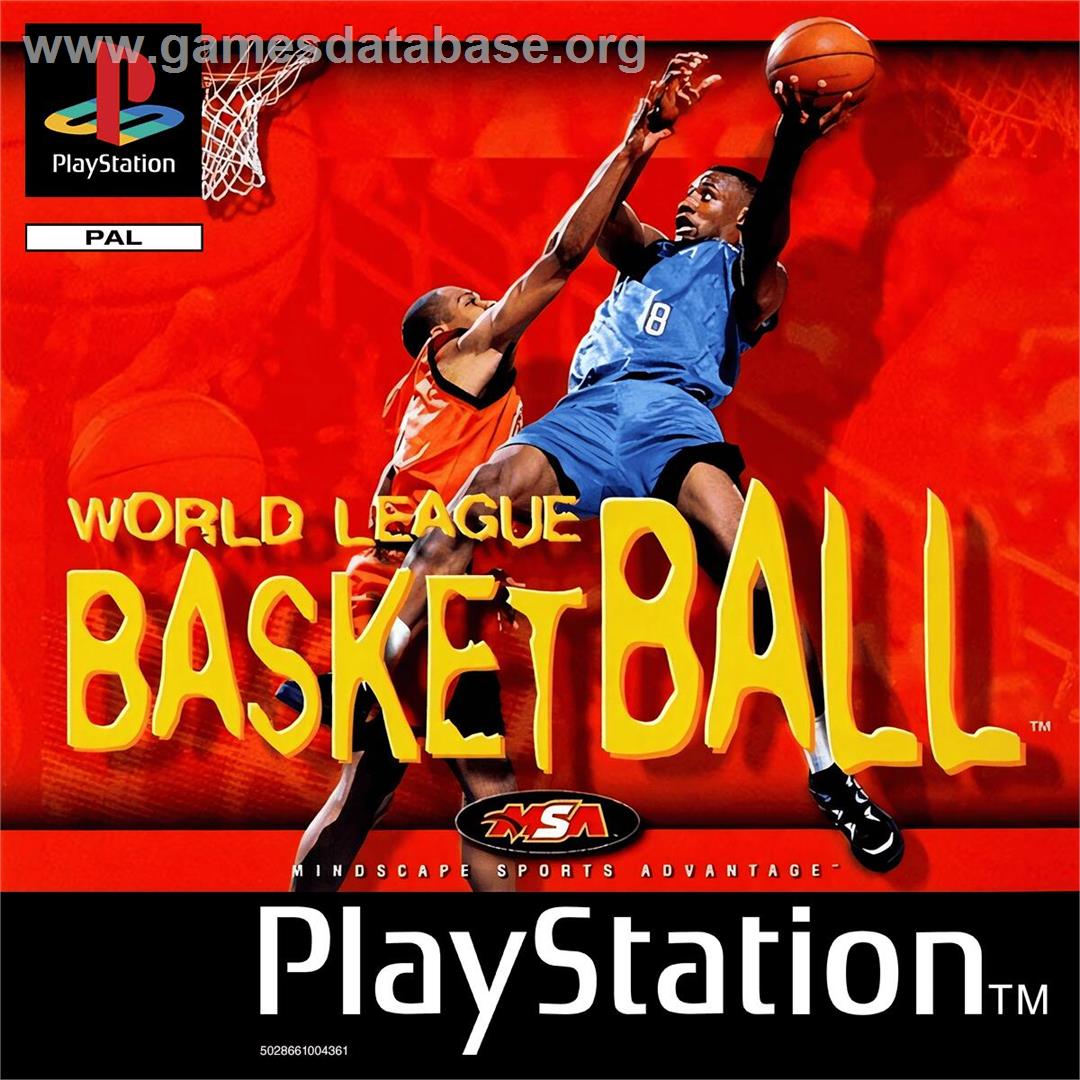 World League Basketball - Sony Playstation - Artwork - Box