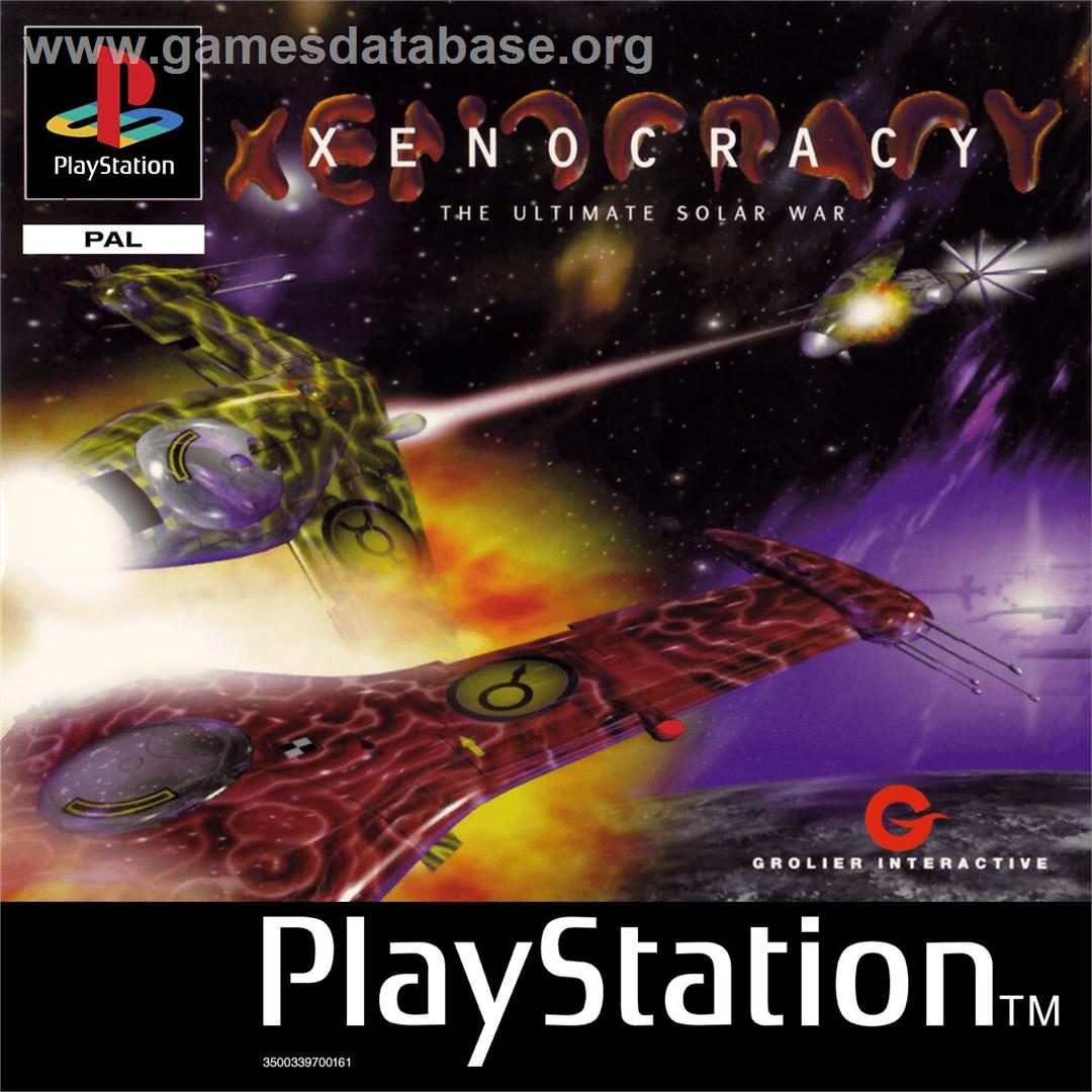 Xenocracy - The Ultimate Solar War - Sony Playstation - Artwork - Box