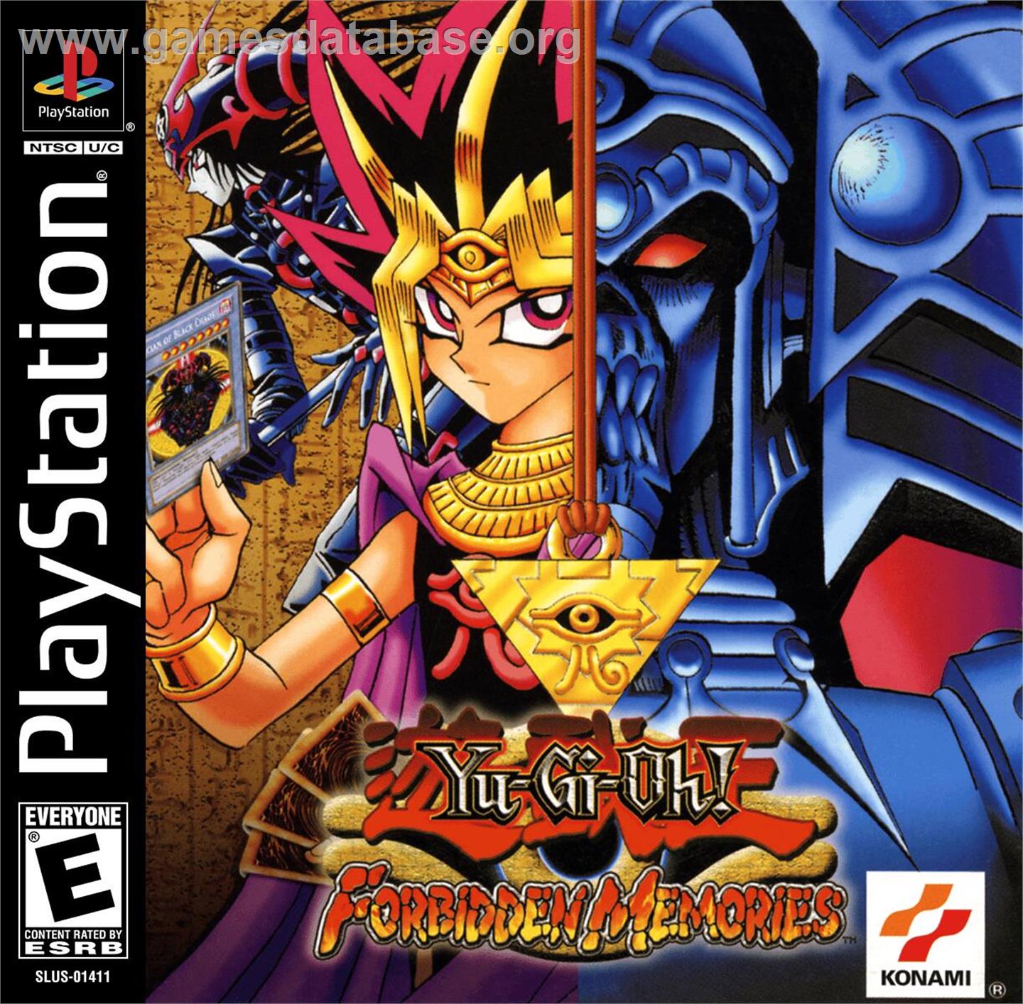 Yu-gi-oh! Forbidden Memories - Sony Playstation - Artwork - Box