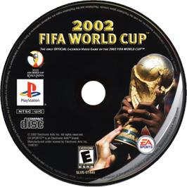 Cartridge artwork for 2002 FIFA World Cup on the Sony Playstation.