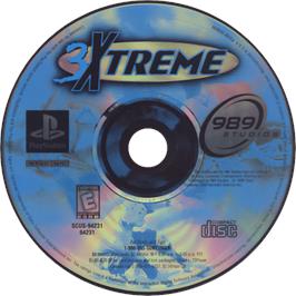 Cartridge artwork for 3xtreme on the Sony Playstation.