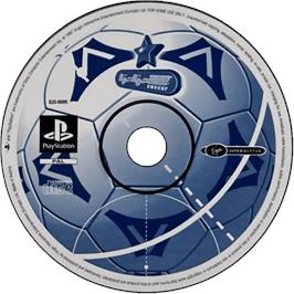 Cartridge artwork for 4-4-2 Soccer on the Sony Playstation.