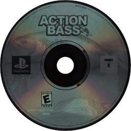 Cartridge artwork for Action Bass on the Sony Playstation.