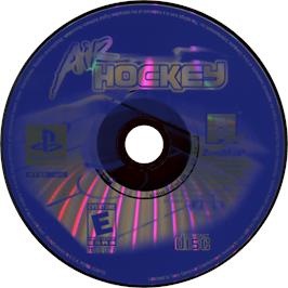 Cartridge artwork for Air Hockey on the Sony Playstation.