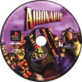Cartridge artwork for Aironauts on the Sony Playstation.