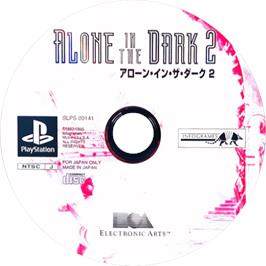 Cartridge artwork for Alone in the Dark 2 on the Sony Playstation.