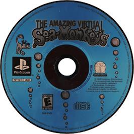 Cartridge artwork for Amazing Virtual Sea Monkeys, The on the Sony Playstation.
